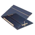 READAT Pure Acrylic Table top Writing Desk 16x12 inches 8mm Thickness Smoke Colour with Golden Finish with 1 Year Warranty