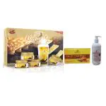 Natural's Care For Beauty Gold Facial Kit 325gm, Haldi Chandan Bleach Cream 350gm & Hand Cleanser 500ml Combo Pack Of 3