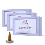 VEDANUM Charcoal Free Lavender Organic Aromatherapy Incense Sticks 60 g (Pack of 3)