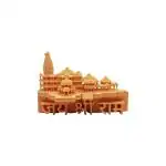 Protomont TECHNOLOGIES Ayodhya Shri Ram Mandir Resin 3D Model Carved Temple Fridge Magnet (2.5 inches/64mm)-A Masterpiece in Miniature!(Natural)