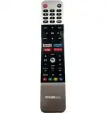NIJ Voice Function Remote Control for Sansui Smart LED, LCD TV (Golden)