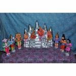 GP DECOR Multicolor Sivan Kailaya Malai Set 1 pc 15x10x25 cm