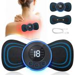 KIRMIT Premium Body Massager,Wireless Portable Neck Massager with 8 Modes and 19 Strength Levels Rechargeable Pain Relief EMS Massage Machine for Shoulder,Arms,Legs,Back Pain for Men and Women