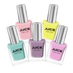 JUICE | ONE COAT | NAIL PAINT COMBO | SOFT LILAC - 02, BALLET SLIPPER - 31, WESTERN SAND - 46, GRANNY SMITH APPLE - 63, BUTTERFLY YELLOW - 77 | LONG LASTING | 11ML EACH | PACK OF 5