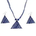 Jharcraft (A Jharkhand Govt. Enterprise)Teracotta neclase with earing set