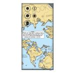 GADGETSWRAP Printed Vinyl Skin Sticker for Samsung Galaxy S23 Ultra - Social Networks Map Of World
