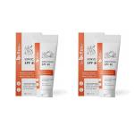 Thebellusco Sunscreen for Oily Skin SPF 50 and PA++++, Non Sticky, Light Weight, No White Cast, Broad Spectrum with Niacinamide and Retinol, UVA and UVB Protection - 50g (Pack Of 2)