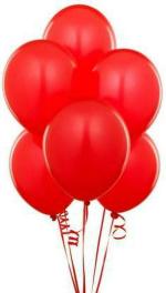 FANEX Latex Solid Happy Birthday Balloon(Pack of 50)