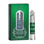 Al - Hassan Musk Akhdar Attar For Men & Women - Pack of 2 (6ml Each) | Alcohol Free Attar | Long Lasting & Captivating Fragrance