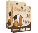 MEDIBAR Anti Heel Full Length Waterproof Rubber Socks Moisturizing Silicon Heel Peny Socks Pain Relief Foot Care Protector For Men & Women - (Size-Medium)(7-8-9) Brown Pack of 2