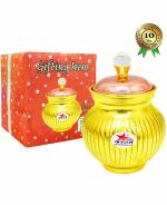 Nutristar Handmade Gift Box, Fruit Box Golden Polished Round Metal Dry Fruit Box, 10 cm x 10 cm x 10 cm