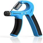 Shopeleven Hand Grip Strengthener Adjustable Resistance from 10-40kg, Hand Gripper Perfect for Athletes to Muscle Building and Injury Recovery Forearm Exerciser(Multicolor)