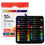 Mont Marte Oil Pastels - 24 Shades (Multicolor)