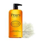 Pears Pure & Gentle Original Body Wash With Glycerin, Dermatogically Tested, 100% Soap Free Shower gel,Imported,500 ml (Free Loofah)
