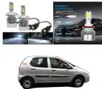 Feelitson White Car C6 H4 Compact Design 36W/3800Lm Led Headlight For Tata Indica Type-3 (Pack Of 2)