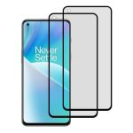 Kite Digital [Pack of 2] OnePlus Nord 2T Matte Finish [Black] Tempered Glass Screen Protector with Edge to Edge Coverage - Easy Installation Kit