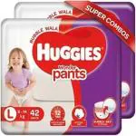 Huggies Wonder Pants Large Size Diapers Combo Pack - L (84 Pieces) - L (84 Pieces)