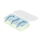 TLISMI Cute Fruit Theme Shapes Silicone Ice Cream Molds with 6 Reusable Sticks, BPA Free Non-Stick Ice Lolly Kulfi Moulds, Cartoon DIY Popsicle Ice Cream Pop Maker for Kids & Adults, Multicolor