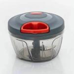 ODD M EVEN Hassle Free Black Plastic Vegetable Chopper 0.4 L