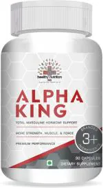 Healthy Nutrition -Just for the Health of it Alpha King Total Hormone Support Improve Strength Enhance Performance-30 Capsules