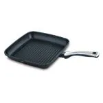 Prestige Die Cast Plus Alumunium Square Grill Pan, 28 cm, Black