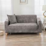 Tony Stark Spandex & Polyester Fabric Super Stretchable Flexible Non-Slip| Big Elasticity| Perfect Size Sofa Cover Slipcover- 90-145 cm ABSTRACT LINE BROWN, One-Seater