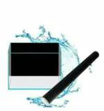 Vayinato Black Aquarium Fish Tank Background Sticker Poster Black Colour 2 Feet Length* Height