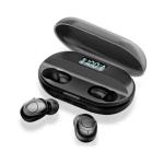 COLOUR MUSIC TWS T2 Bluetooth Truly Wireless in Ear Earbuds with Mic in-Built Gaming Mode with Upto 26 Hours Playback, Lightweight 8Mm Drivers, Led Indicators and Power Display (Black)