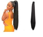 Artifice 30 inch Long Wrap Around Ponytail Hair Extension (Natural Dark Brown)