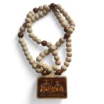 Cozynook Shri Sitaram locket with tulsi kanthi mala (tulsi mala) For Women And Men's - PACK OF 1