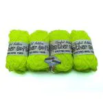 CLOUDED HOBBIES Feather Soft Knitting Yarn Wool for Knitting, Hand Knitting Art Craft, Sweater Scarves Hats and Dresses Fingering Crochet Hook Yarn (Lawn Green)