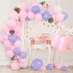SPECIALYOU.IN Pastel Pink and Purple Theme Balloon Decoration Items Combo Kit for Girls and Women, Birthday, Baby Shower, Wedding, Bride To Be, Anniversary, Princess Theme Decorative Kit- Set of 100pcs