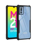 MULTRONICS Black PC TPU Back Cover for Samsung Galaxy M21 2021 Edition M21 and M30s
