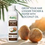 Edith Naturals Extra Virgin Coconut Oil for Skin & Hair Hair Oil (200 ml)