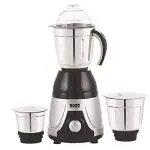 BOSS Flora Deluxe Mixer Grinder, 550 Watt, 3 Jar, Black-Silver