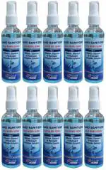 Nanz Comfort WHO Approved Kills 99.99% Germs Hand Sanitizer Pump Dispenser (10 x 100 ml)