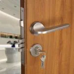 LAPO 127 Premium Mortise Door Handle Locks with 4 Latches for All The Doors of Home/Office (Matt)