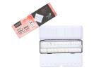 Brustro White Empty Watercolour 24 Half Pan Metal Box