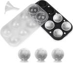 KARP 8 Cavity-Black Silicone Ice Cube Moulds & Trays