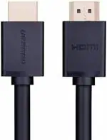 Ugreen 10106, HDMI 2.0 Male To Male High Speed UHD 4k 3D Cable With Ethernet, 1m(Black)