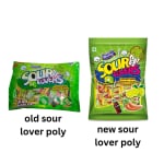 Derby Yummy Sour Lovers Center Filled Shocker Candy (Tamarind, Lemon, Cola) Candies Party Pack/Return Gifts for Birthday to Your Family and Friends (166 Candies) | Pack Of 2