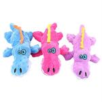 Pets Empire Dog Cat Chew guard Technology Tough Plush Dog Toy, Pink