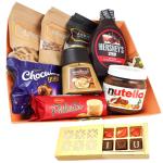 Jaiccha Ghasitaram Valentines Gift-Big Basket of 8 Goodies With Chocolate box-1430 gram