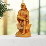 ARTVARKO Resin Sai Baba Blessing Statue - 6 inch