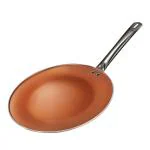 Prestige Cuprus Aluminium Gas and Induction Compatible Non-Stick Tawa, 32 cm (Copper)