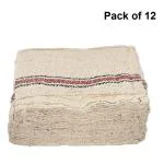 BLUE WONDER Cotton floor Cleaning cloth Sweeping cloth Dusting cloth pocha and (Multicolour, Pack of 12)