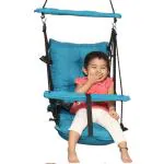 Wishing Clouds Swing for Baby, Oonjal for Kids for Indoor (Piccolo Jute, Grey)