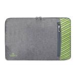 The Clownfish Algo Grey Solid Polyester Laptop Sleeve Tablet Case