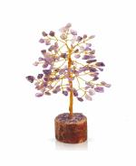 M/S SAINI AND SONS Natural Amethyst Crystal Gemstone Bonsai Money Tree - 7-8 Inch