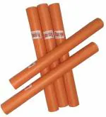 K.kataria eshop School Book/Notebook Cover Roll (Laminated) (9 mtr Each, Orange) - Set of 3 Rolls